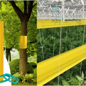 Trampa Adhesiva Amarilla en Rollo (20 cm x 100 m) – Control Etológico de Plagas